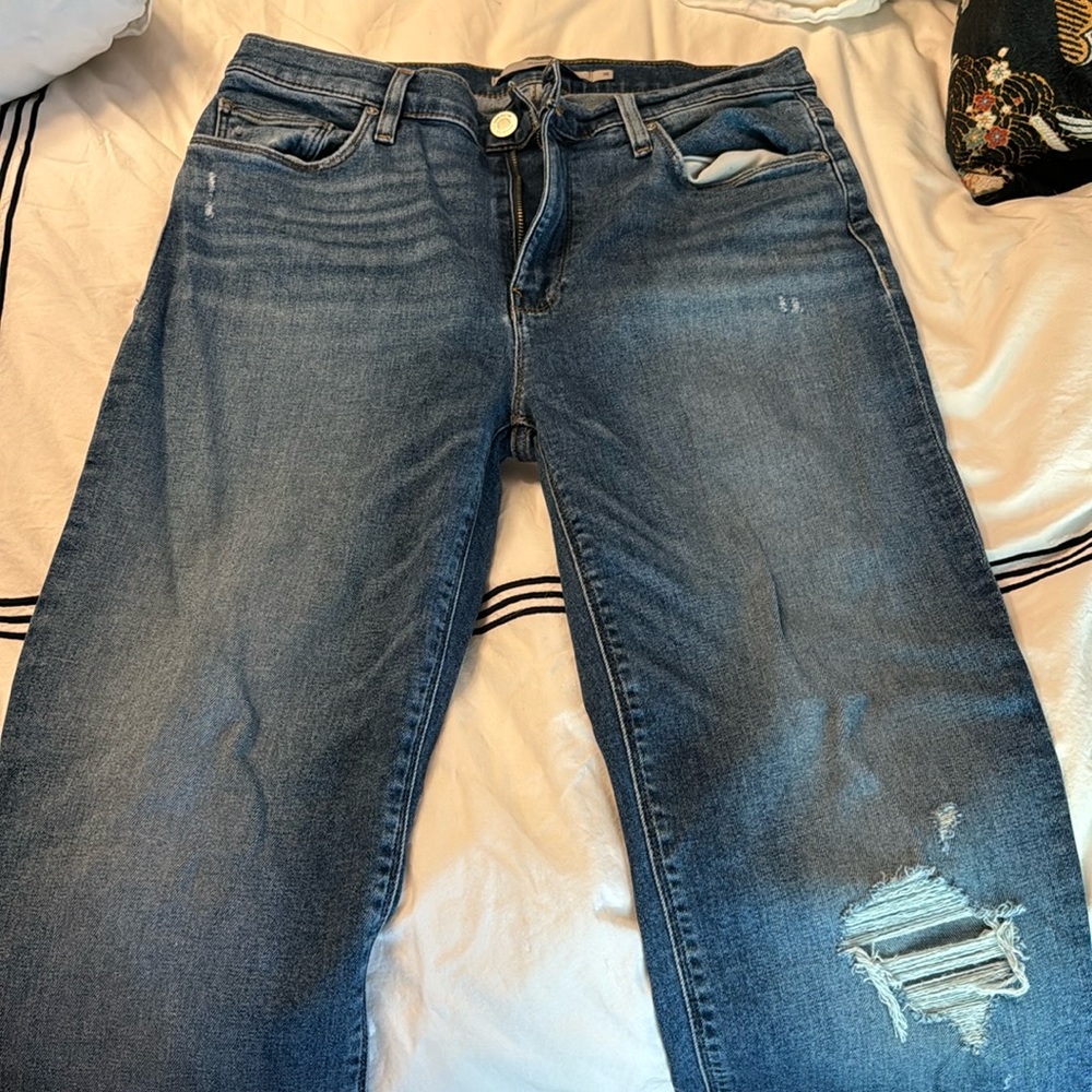 Distressed Nico jeans by Hudson, size 30